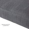 thumbnail image 5 of Sunbrella 2-Piece Outdoor Deep Seat Cushion Set in Cast Slate, 5 of 9