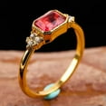 thumbnail image 3 of K-KED Fashion Women Cubic Zirconia 925 Silver Wedding Rings Delicate Jewelry Gifts Size 6-10-7-#1, 3 of 6