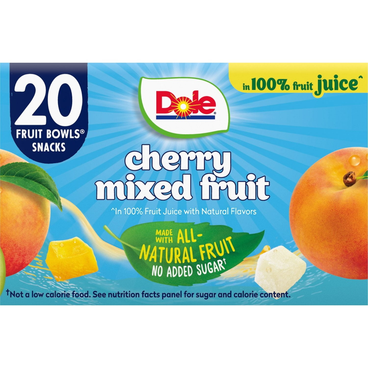 Dole Cherry Mixed Fruit in 100% Fruit Juice From Concentrate 20 - 4oz Cups