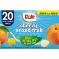 thumbnail image 5 of Dole Cherry Mixed Fruit in 100% Fruit Juice From Concentrate 20 - 4oz Cups, 5 of 5