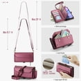 thumbnail image 2 of Dteck Crossbody Wallet Case for Samsung Galaxy A36 5G,Heavy Duty Leather Case  PU Leather Magnetic Closure Zipper Pocket Stand Cover with Shoulder Strap for Samsung Galaxy A36 5G,Winered, 2 of 8