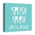thumbnail image 2 of Creative Products Splish Splash Blue 16x16 Canvas Wall Art, 2 of 5