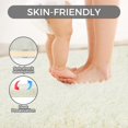 thumbnail image 3 of Ultra Soft Rug for Living Room, 4X6 Fluffy Shag Area Rug for Bedroom, Modern Shaggy Carpets Fuzzy Rug for Teens Dorm Nursery Home Decor Aesthetic, Upgrade Anti-Skid Durable, Cream White, 3 of 18