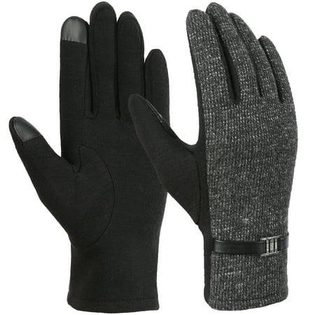Winter Touchscreen Gloves, Vbiger Women Gloves Lightweight Driving Gloves Ladies Slim Elegent