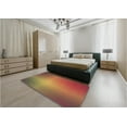 thumbnail image 4 of Ahgly Company Indoor Square Patterned Grapefruit Red Area Rugs, 3' Square, 4 of 6