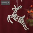 thumbnail image 2 of Navidad Copo De Nieve Ala De Ángel Elk Diseño Colgante Colgante Para Fiesta De Vacaciones Decoración De Árbol De Navidad Advancent HA040432-08, 2 of 6