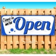 thumbnail image 1 of Open 13 oz Vinyl Banner With Metal Grommets, 1 of 4