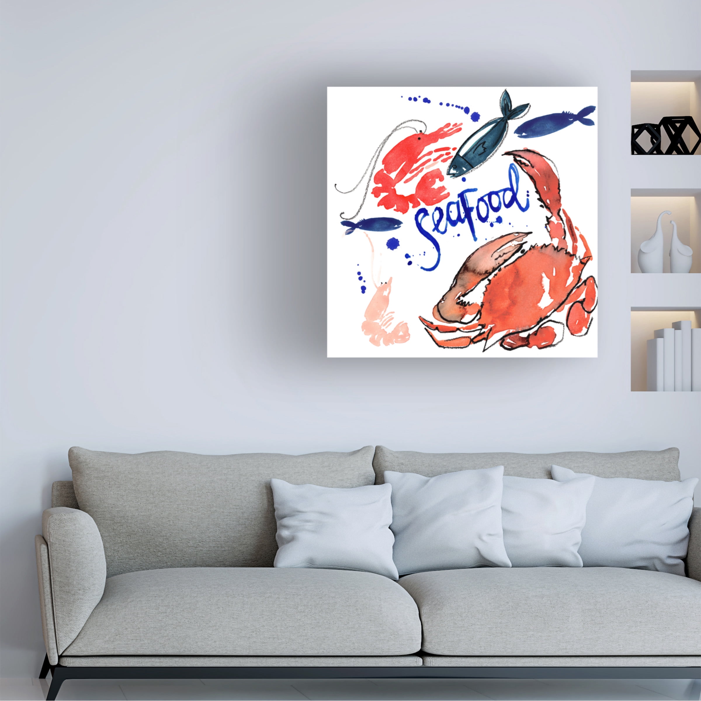 Jennifer Paxton Parker 'Fruits De Mer II' Canvas Art