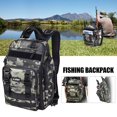 thumbnail image 4 of Fishing Tackle Backpack Large Waterproof Camouflage Storage Bag, 4 of 8