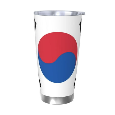 

Bingfone Korea for 20 Oz Stainless Steel Travel Mug Double Wall Water Coffee Cup for Home Office Outdoor Works Great for Ice Drinks and Hot Beverage-Without Straw