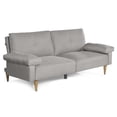 thumbnail image 4 of Sofá Cama Makora Yarvis Gris Claro Lino 3 Posiciones con Soft Foam Reclinable, 4 of 10