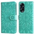 thumbnail image 2 of Funda tipo cartera GANGXUN para OPPO A98 , diseño girasol, cuero PU, soporte, cierre magnético, tarjetero, 2 of 5