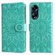 thumbnail image 2 of Funda tipo cartera GANGXUN para OPPO A98 , diseño girasol, cuero PU, soporte, cierre magnético, tarjetero, 2 of 5