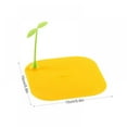 thumbnail image 2 of 4PCS Bean Sprouts Floor Drain Toilet Floor Anti-Smell Cover Silicone Bean Sprouts Floor Sink Filter Sewer Deodorant Cover Silicone Filter Bathroom Hair Catcher, 2 of 6