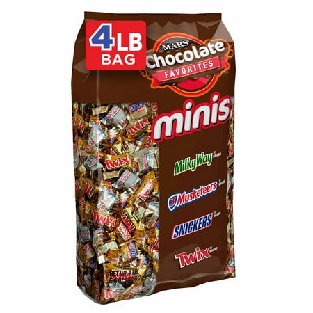 SNICKERS, TWIX, MILKY WAY & More Minis Size Chocolate Candy Bars Variety Mix, 67.2 Ounce, 240 Piece (Best Store Bought Hot Chocolate Mix)