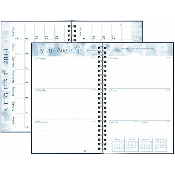 House of Doolittle HOD274RTG64-15 Academic Weekly Planner, Student Assignment Book 13 Months August 2014 to August