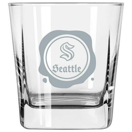 

Seattle Kraken 14oz. Frost Stamp Old Fashioned Glass