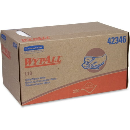 Wypall, KCC42346, L10 Lightwgt Utility Wipes, 24 / Carton, (Best Disk Wipe Utility)