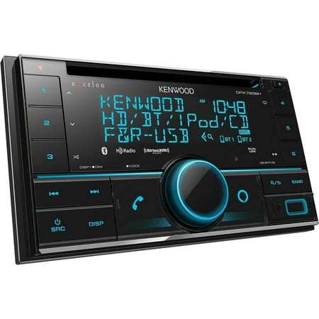 Kenwood - Bluetooth CD Receiver Alexa Built-In Satellite Radio Ready - Black