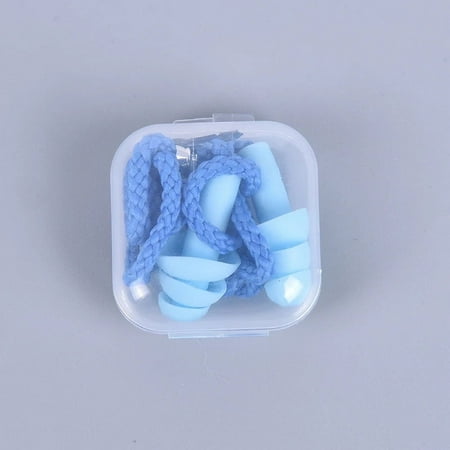 

Portable Soft Comfortable Silicone Ear Plugs Sleep Earplugs Noise Reduction Swimming Reusable Earplugs With Rope