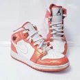 thumbnail image 1 of N I-K-E A i r-Jor-dan 1 Mid SE GS 'Electro Orange' DM4228-800 Size 7Y (No Insoles), 1 of 6