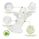 thumbnail image 2 of Pañales Ecologicos Paquete 8 Reutilizable + 8 Insertos Blanco, 2 of 5
