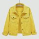thumbnail image 1 of Chaqueta vaquera para mujer, chaqueta corta holgada de manga larga, Top informal de talla grande, 1 of 5