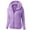 Purple, variant on LEAVINGSUO 2023 Fall Winter Plus Size Coats for Women Clearance Women Hooded Sweater Coat Winter Warm Wool Zipper Coat Long Sleeve Outwear