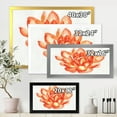 thumbnail image 4 of Designart 'Ancient Detail of A Orange Lotus' Traditional Framed Art Print, 4 of 4