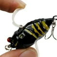 thumbnail image 2 of 2PC 4cm 6g Floating Water Fishing Lures Jigs Simulate Cicada-Shaped Bait, Artificial Sweet Swimming Fishhook, For Outdoor Fish, 2 of 8