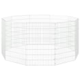 thumbnail image 4 of vidaXL Free Range Animal Enclosure 10-Panel 21.3"x31.5" Galvanized Iron, 4 of 7