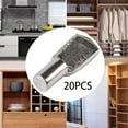 thumbnail image 6 of perfk 20 Pieces Shelf Pegs Wood Shelving Hardware Fixed Shelf Metal Shelf Pins Support L Shaped Support Pin, 6 of 10