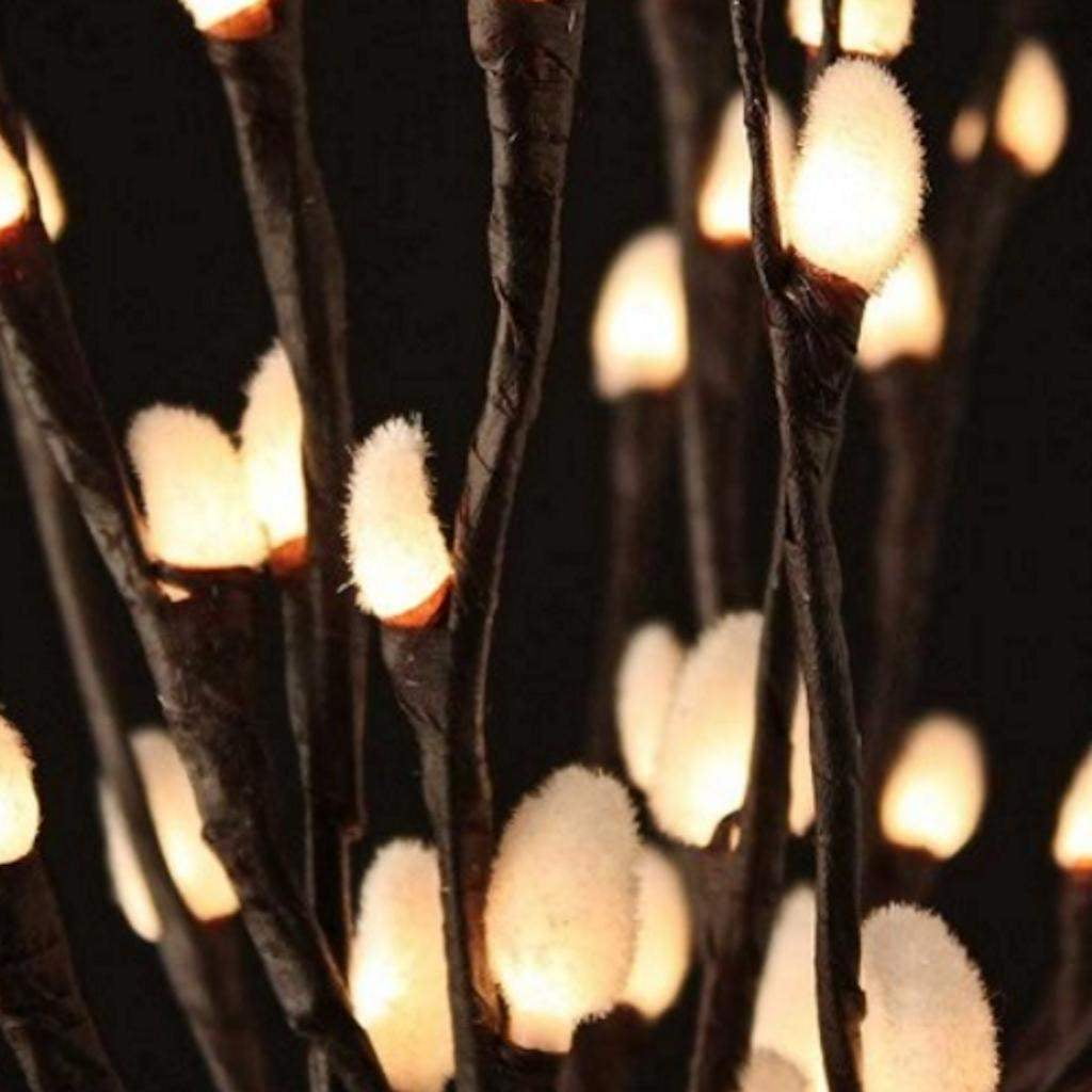 The Light Garden Nature Illuminated White Palm Tree Set Of 60 Lights Indoor Use 
