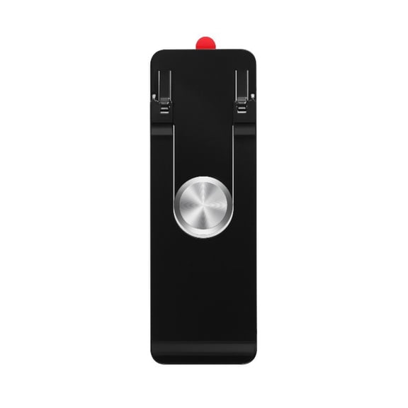 Stainless Steel Phone Tablet Holder With Full Rotation Adjustable Viewing Angle Compact Foldable Design For Phone Tablet