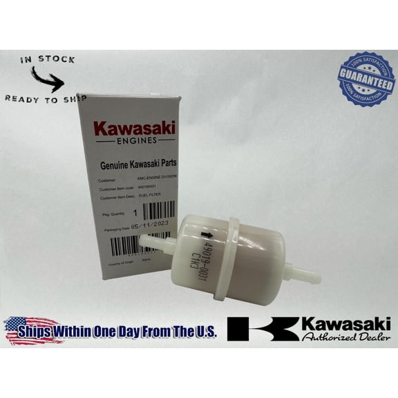 Kawasaki Genuine OEM Authentic Fuel Filter 49019-0031