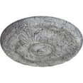 thumbnail image 3 of Ekena Millwork 15 3/4"OD x 5/8"P Amelia Ceiling Medallion (Fits Canopies up to 4 1/8"), Hand-Painted Ultra Pure White Crackle, 3 of 6