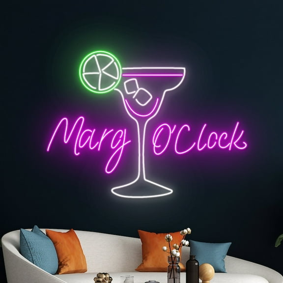 Handmadetneonsign Margarita Neon Sign, Margarita Led Light, Cocktail Neon Light, Wine Led Sign