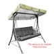 thumbnail image 1 of Cubierta para silla de columpio Cubierta superior para silla de columpio para patio de juegos Toldo impermeable para sombrilla, beige, 195x125x15cm Eigraketly HA005129-03, 1 of 6