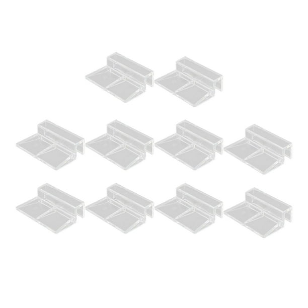 10 Uds de clip fijo Fernando para acuario red acrílica soporte de cubierta fija vidrio antigrietas 8mm
