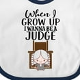 thumbnail image 4 of Inktastic Future Judge Boys or Girls Baby Bib, 4 of 4