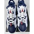thumbnail image 1 of N I-K-E A i r-Jor-dan 6 Retro Golf Navy White Men's Size 13, 1 of 5