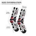 thumbnail image 3 of Women's Men's Hockey Player Colorful Novelty Pattern Crew Athletic Socks, 3 of 7