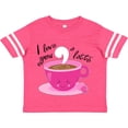 thumbnail image 3 of Inktastic I Love You a Latte Cute Valentine Coffee Pun Boys or Girls Toddler T-Shirt, 3 of 5