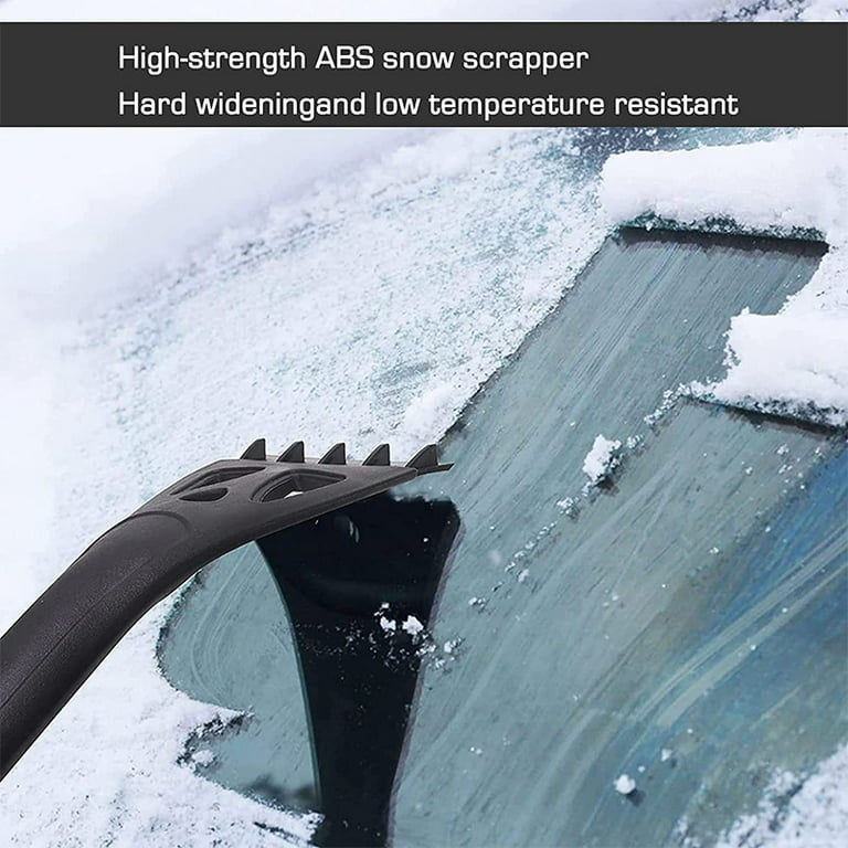 SnowScrapePro 2 In 1 Car Ice Scraper: Deicing, Snow Removing