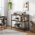 thumbnail image 4 of Gymax Kitchen Island 3-Tier Prep Table with Wine Glass Holders Large Worktop, 4 of 10