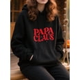thumbnail image 3 of Happy Holiday Christmas Hoodie for Men Women, Holiday Pullover Hooded Sweatshirt, Cozy Cotton Poly Blend, Funny Winter Xmas Gift Outfit, 3 of 5