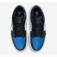 thumbnail image 4 of Nike Air Jordan 1 Low White/Royal Blue-Black-White 553558-140 Men's Size 9 Medium, 4 of 4