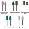 thumbnail image 3 of 100pcs Polishing Grinding Wheels, 1/8 Inch Shank Wool | Sesame | Rubber | Cowhide Grinding Tools - Mixed set 3mm Shank, 3 of 7