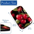 thumbnail image 4 of Cherry Soft Comfortable Furry Printed Car Armrest Pad Mat Armrest Accessories 12.5x8.2 Inch, 4 of 6