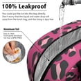thumbnail image 5 of Womens Pink and Black Of Leopard Print Lunch Box for Work,Insulated Lunch Bag for Women,Loncheras Para Mujer,Leakproof Adult Lunch Bag for Work,Beach,Travel,Picnic,Camping, 5 of 7